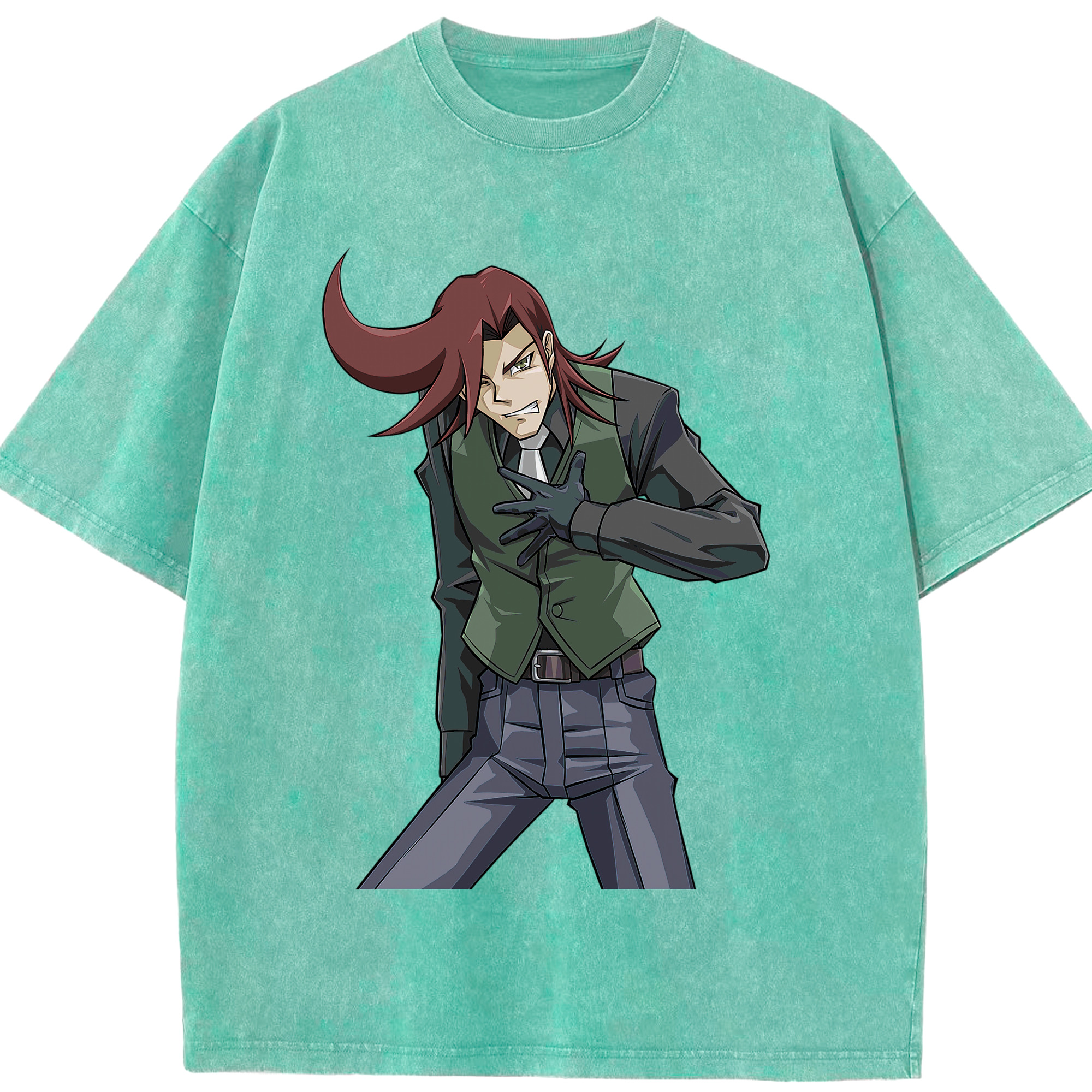 （画像用） 遊☆戯☆王 Yu-Gi-Oh! 綿100% ヴィンテージ風 半袖Tシャツ（フロントプリント）
